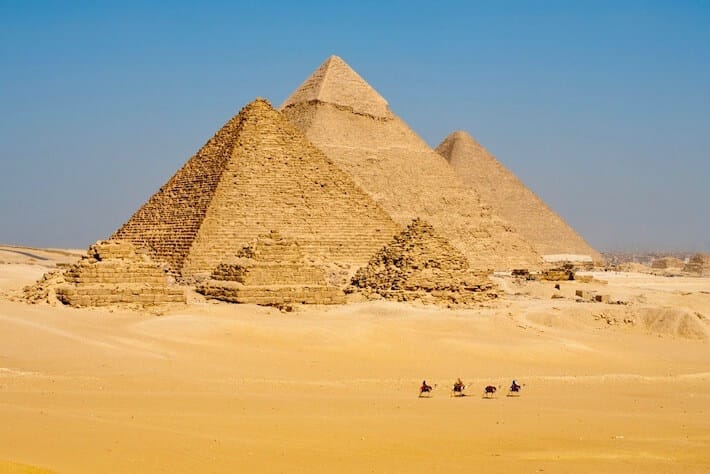 Las pirámides de Giza, Cairo