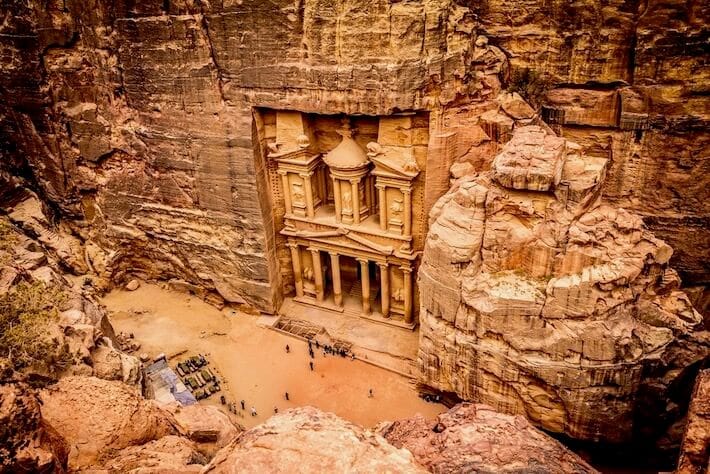 The Best time to visit Egypt and Jordan - Treasury in Petra in Jordan