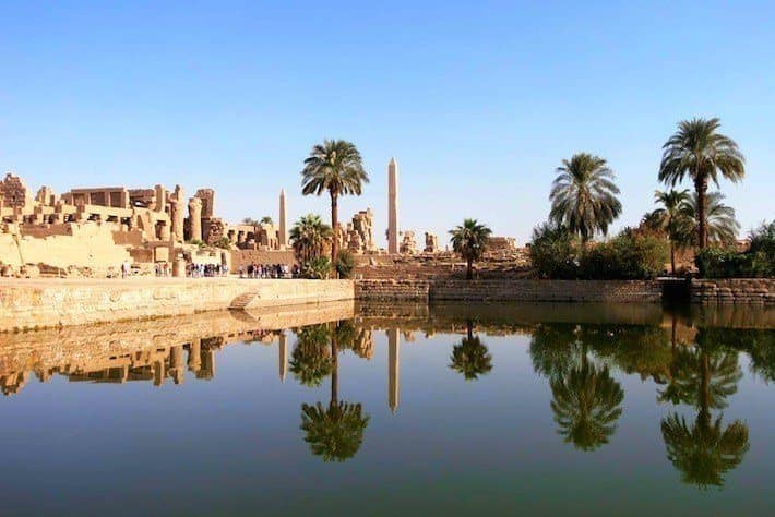 The Sacred Lake in the Karnak Temple Complex