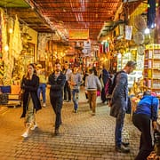 Souk Semmarine is a traditional Berber market and one of the most important attractions in Marrakesh