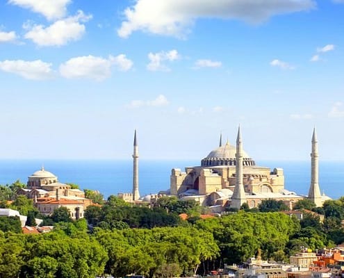Hagia Irene and the Church Of Hagia Sophia In Istanbul