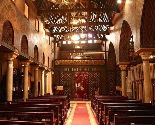 Hanging Church Interior, Old Cairo - Photo by Diego Delso
