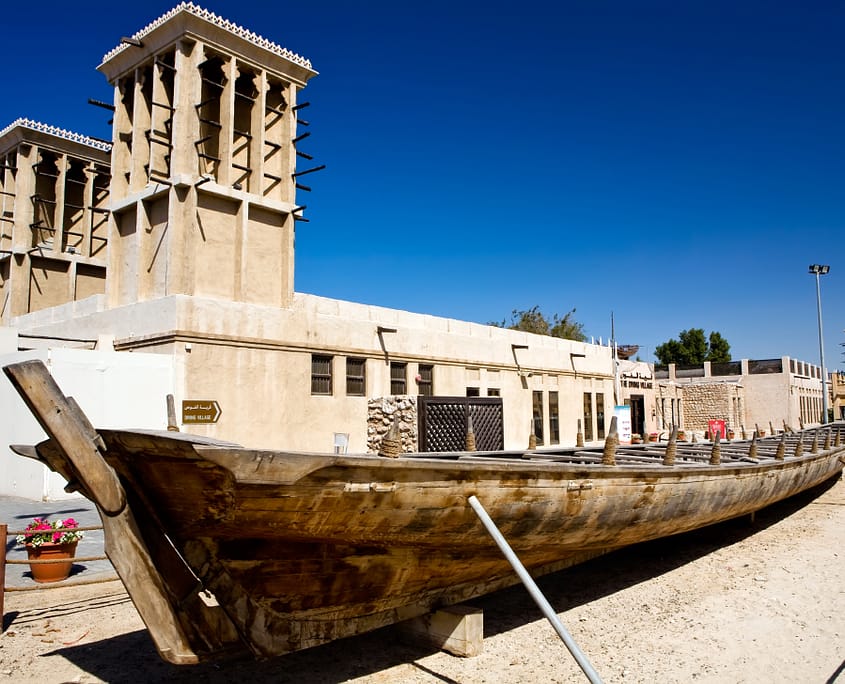 View of Heritage and Diving Village in Dubai