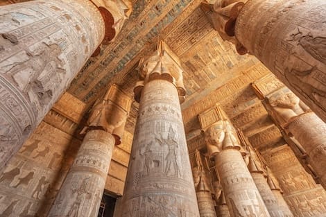 Dendera Temple. Egypt