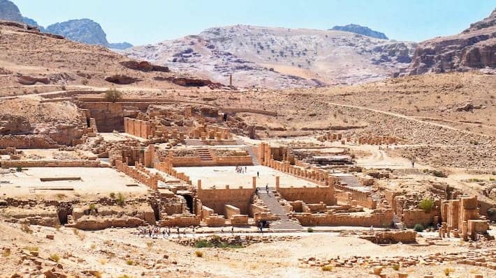 Il Grande Tempio di Petra Giordania