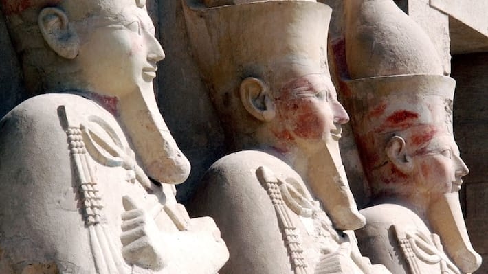 Estátuas da rainha Hatshepsut