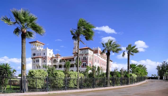 Montaza Palace (Salamlek Palace) in Alexandria, Egypt