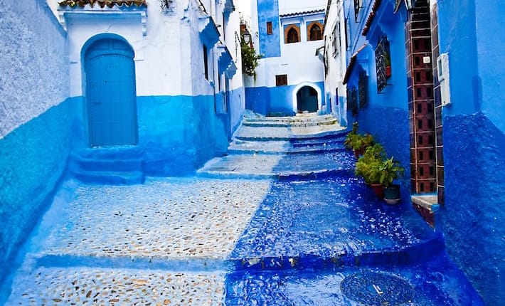 Architectural details and doorways of Morocco