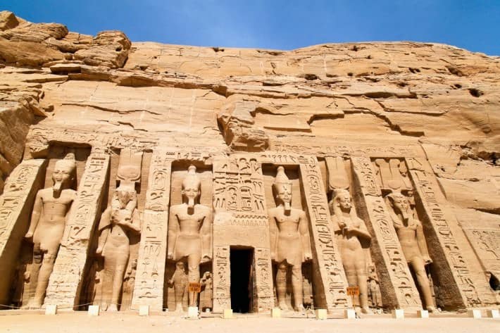 The Hathor Temple of Queen Nefertari (the small temple), Abu Simbel