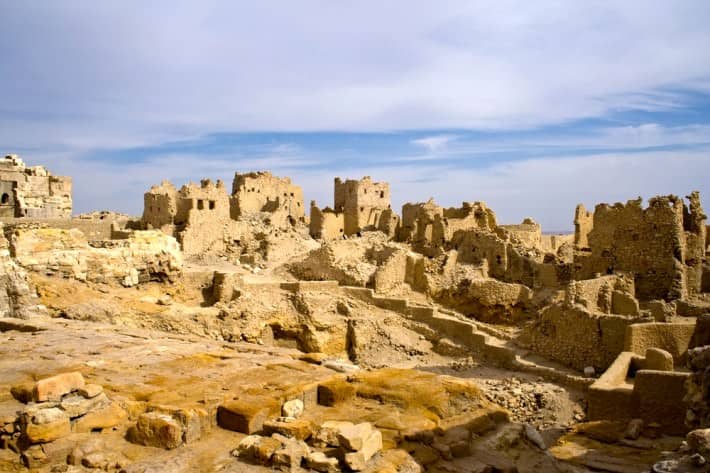 Ruins at the Amun Temple, Siwa Oasis