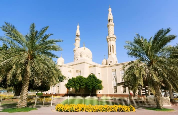 Jumeirah Mosque in Dubai, United Arab Emirates