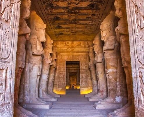 Cairo, Abu Simbel, Jordan Tour - Abu Simbel interior