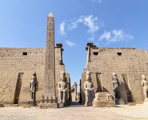 Egypt Jordan Tours from Australia - Entrance to Luxor Temple