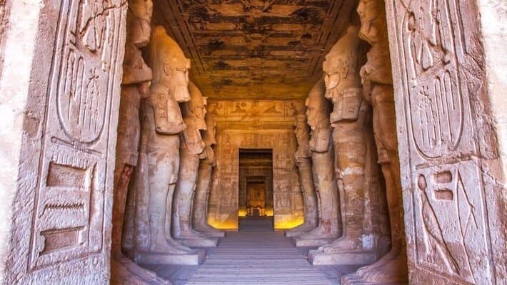 Cairo, Abu Simbel, Jordan Tour - Abu Simbel interior